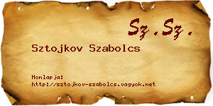 Sztojkov Szabolcs névjegykártya